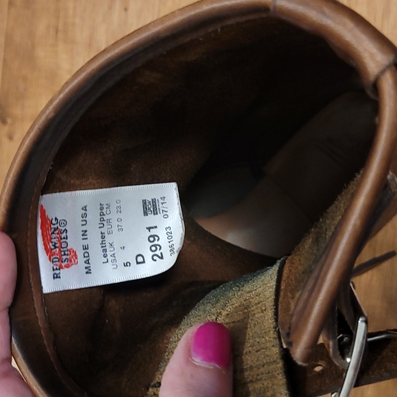 Red Wing Shoes leather riding boots - Picture 5 of 6